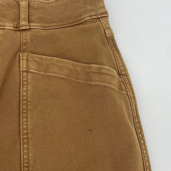 Spanx Stretch Twill Utility Pant Size Small Acorn Brown Pull On Slimming - Picture 6 of 14